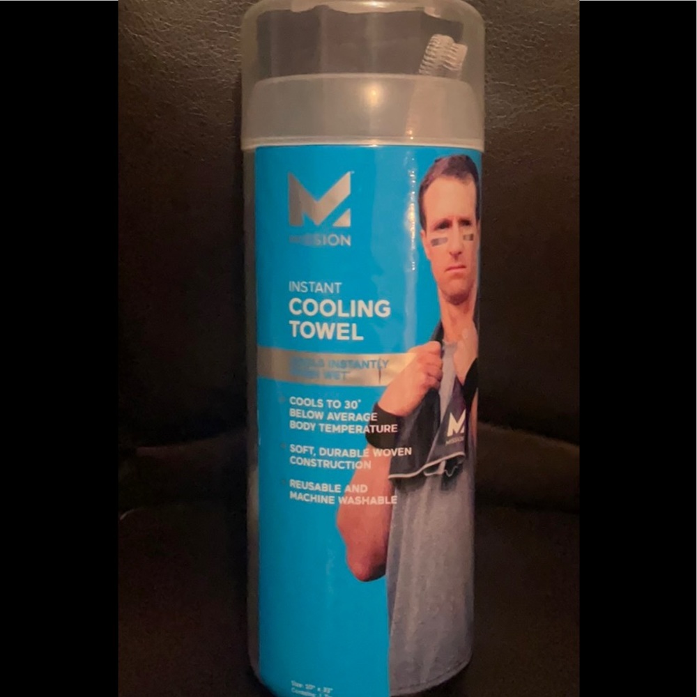 Mission Instant  Cooling Towel Black-New